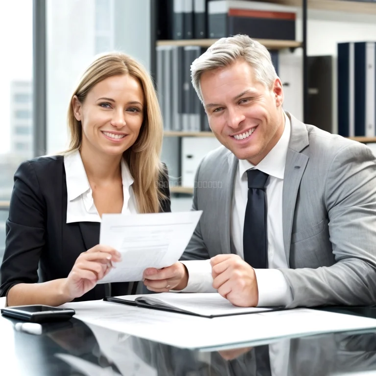 فريق خبراء قانونيين يقدمون المشورة للعقارات